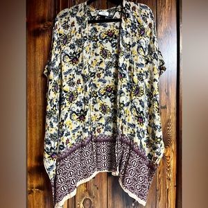 David and Young floral kimono